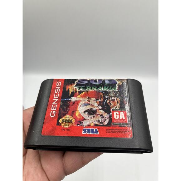 Sub Terrania (Sega Genesis, 1994) With Original Box - Picture 6 of 10